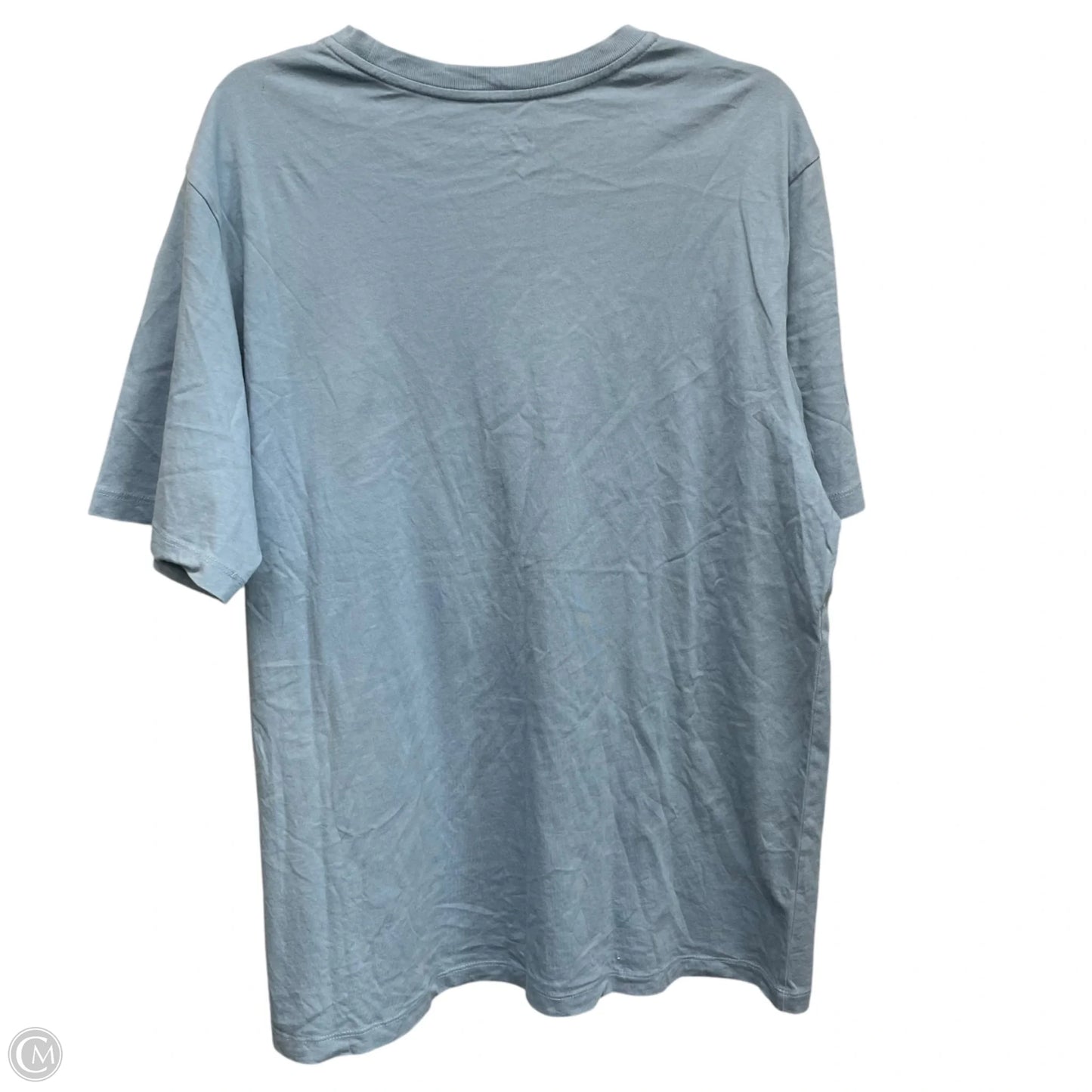 Top Short Sleeve Designer By Coach In Blue, Size: Xxl