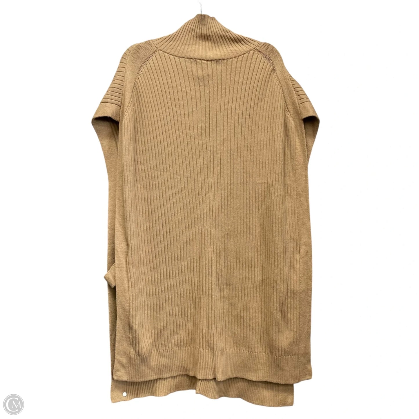 Tunic 3/4 Sleeve By Banana Republic In Tan, Size: L