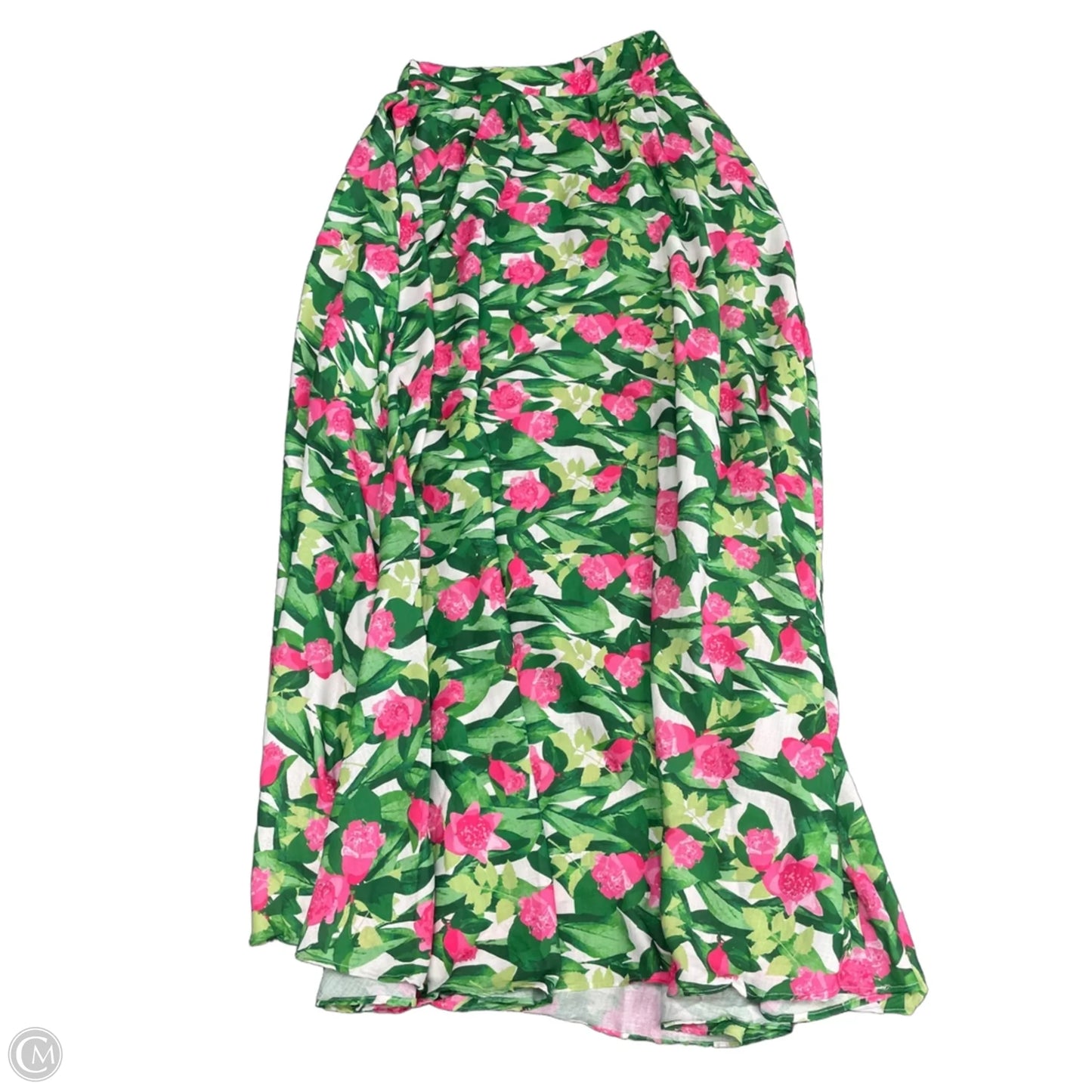 Skirt Set 2pc By Flying Tomato In Green & Pink, Size: M