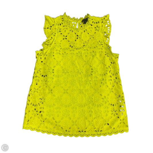 Top Short Sleeve By J. Crew In Chartreuse, Size: Xs