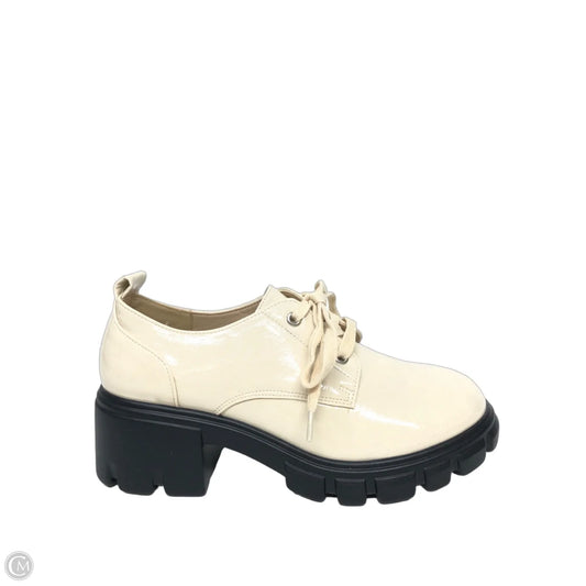 Shoes Heels Block By Shoedazzle In Beige, Size: 8.5