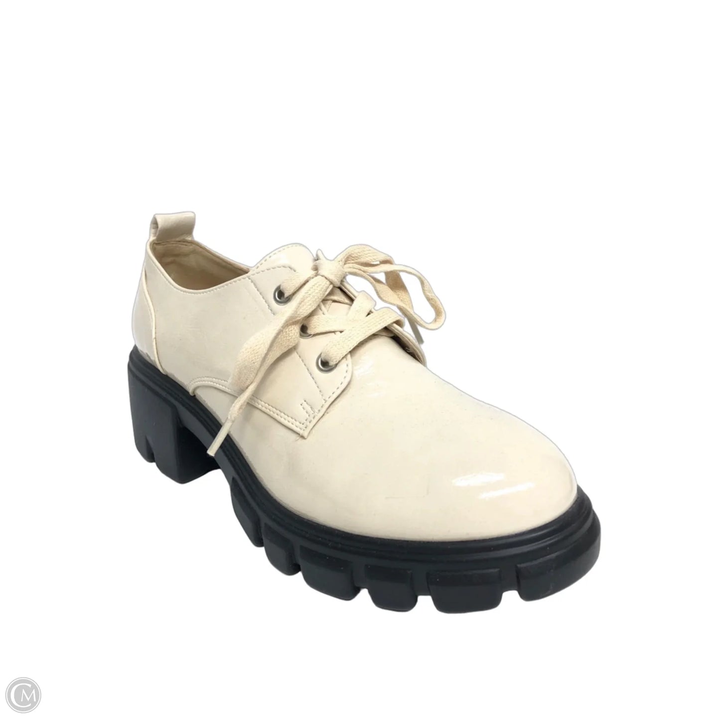 Shoes Heels Block By Shoedazzle In Beige, Size: 8.5