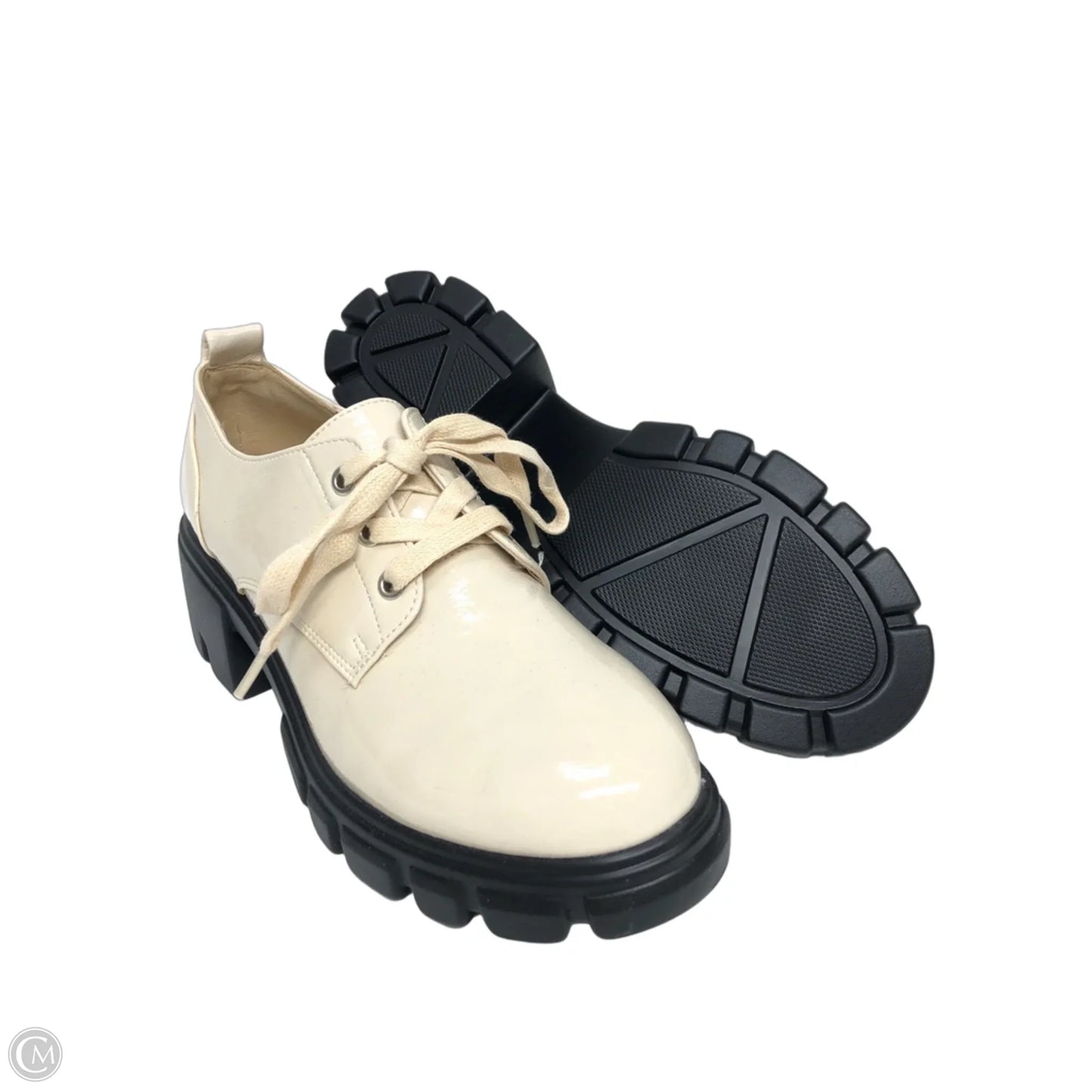 Shoes Heels Block By Shoedazzle In Beige, Size: 8.5