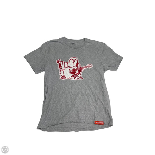 Top Short Sleeve By True Religion In Grey, Size: L