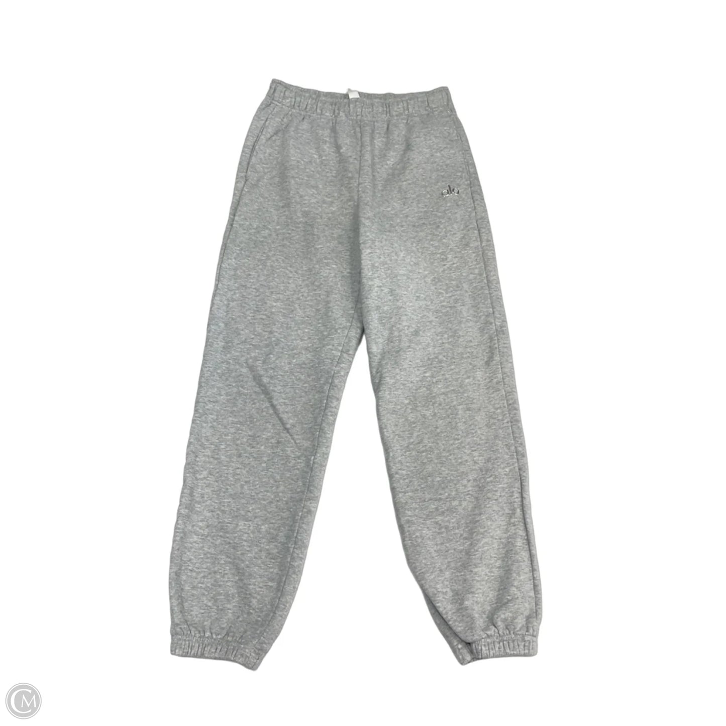 Athletic Pants By Alo In Grey, Size: M