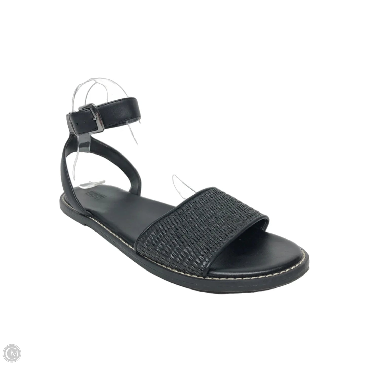 Sandals Flats By Nordstrom In Black, Size: 9.5