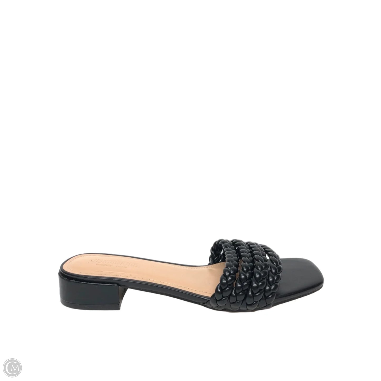 Sandals Flats By Cushionaire In Black, Size: 9.5