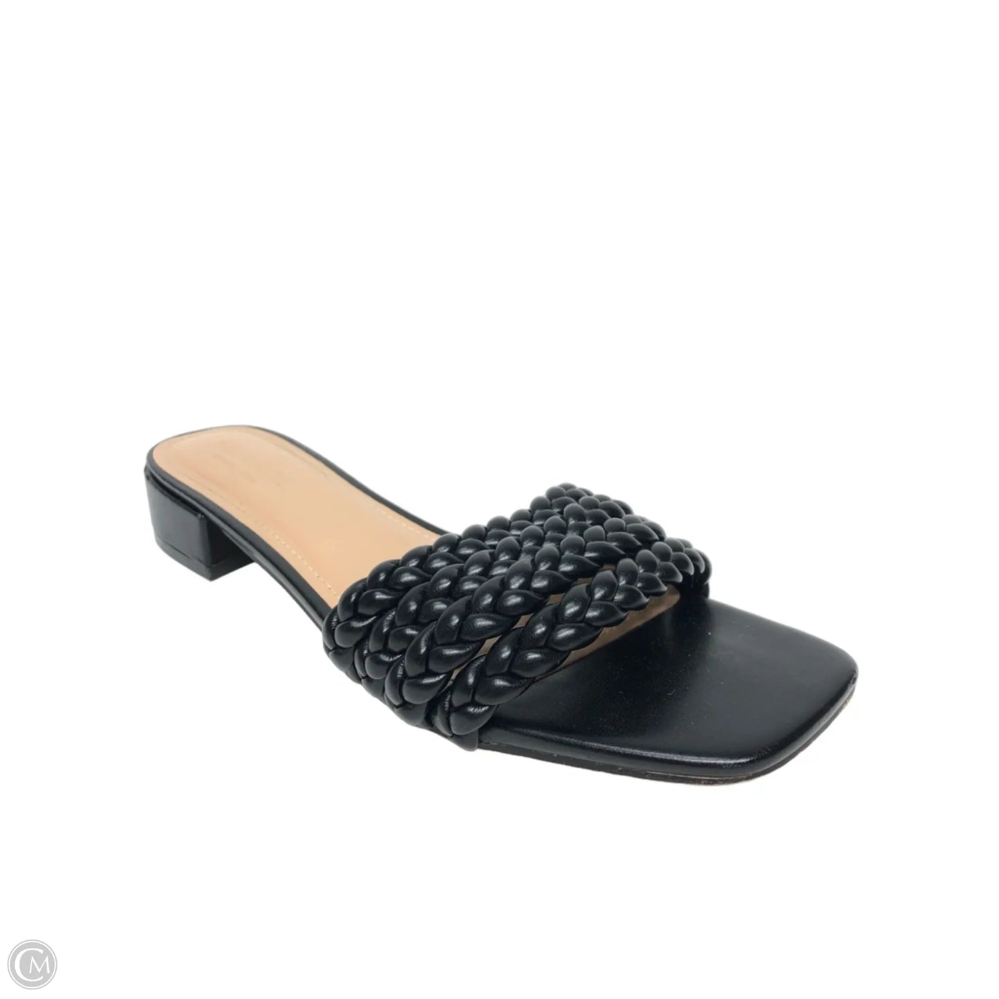 Sandals Flats By Cushionaire In Black, Size: 9.5