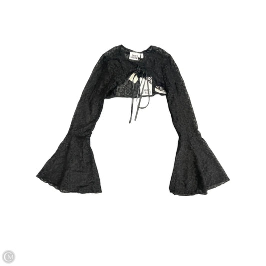 Blouse Long Sleeve By Clothes Mentor In Black, Size: M