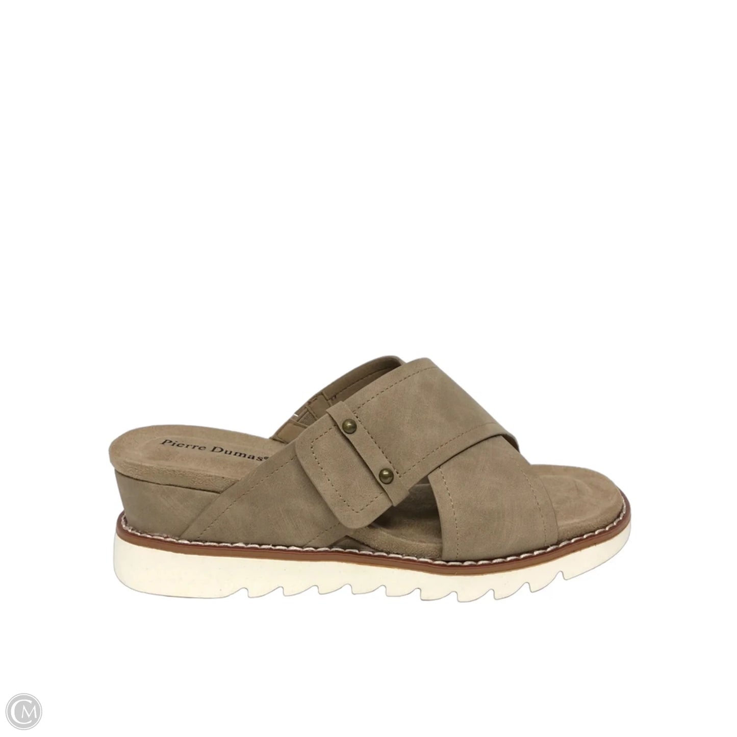 Sandals Heels Platform By Pierre Dumas In Brown, Size: 10