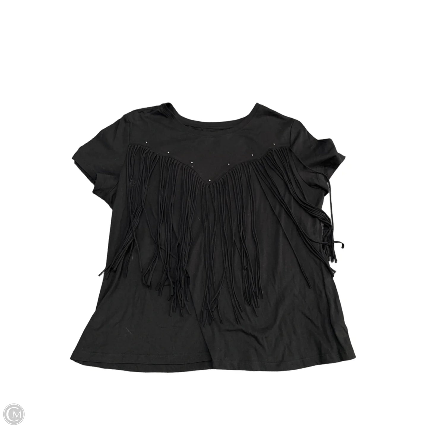 Top Short Sleeve By Idyllwind In Black, Size: Xl