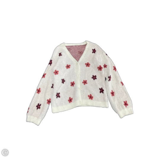 Cardigan By Clothes Mentor In Cream, Size: S