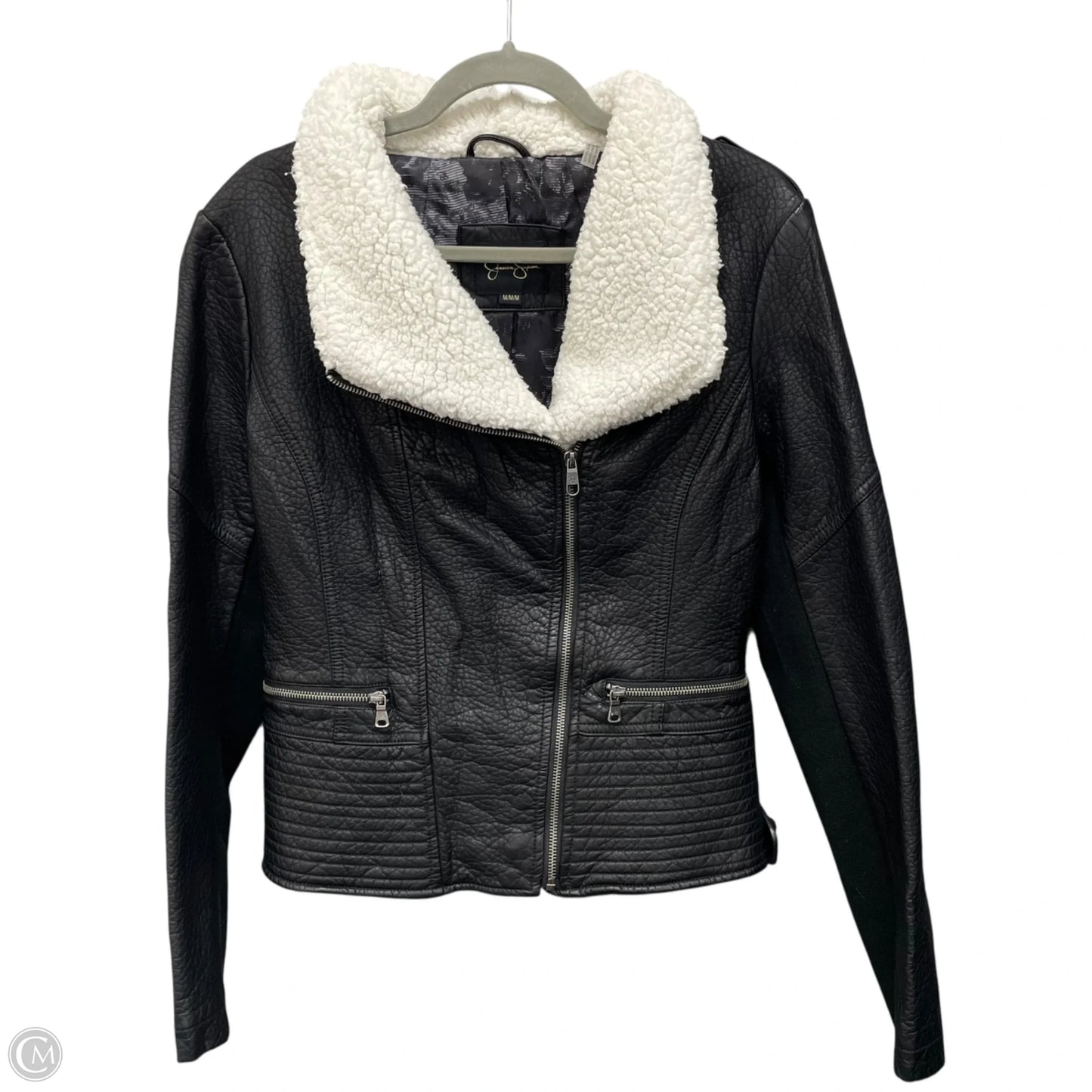 Jacket Moto By Jessica Simpson In Black, Size: M