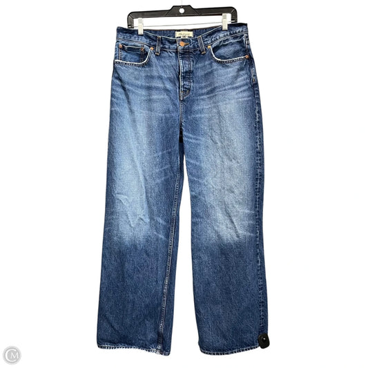 Jeans Straight By Madewell In Blue Denim, Size: 8