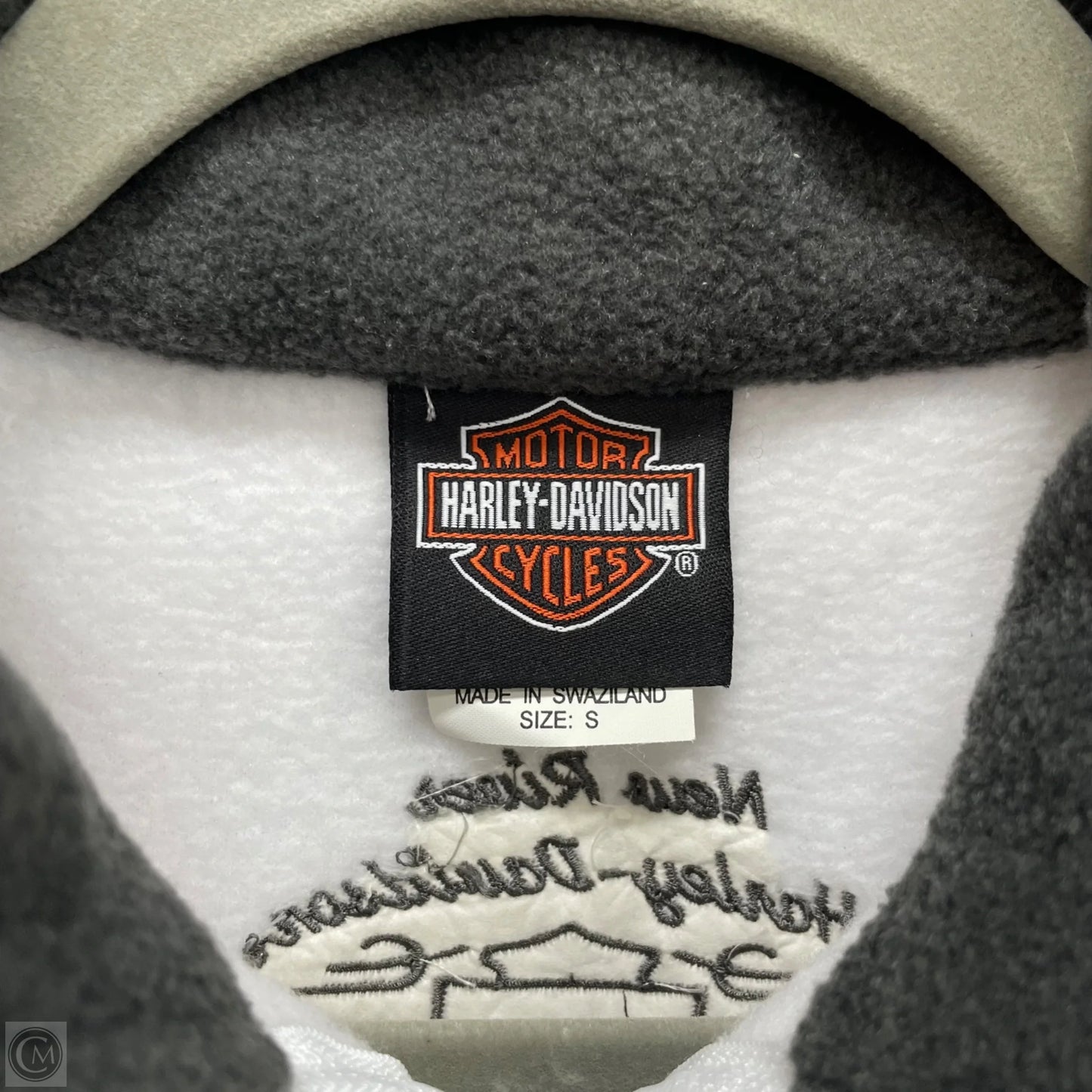 Sweatshirt Collar By Harley Davidson In White, Size: S