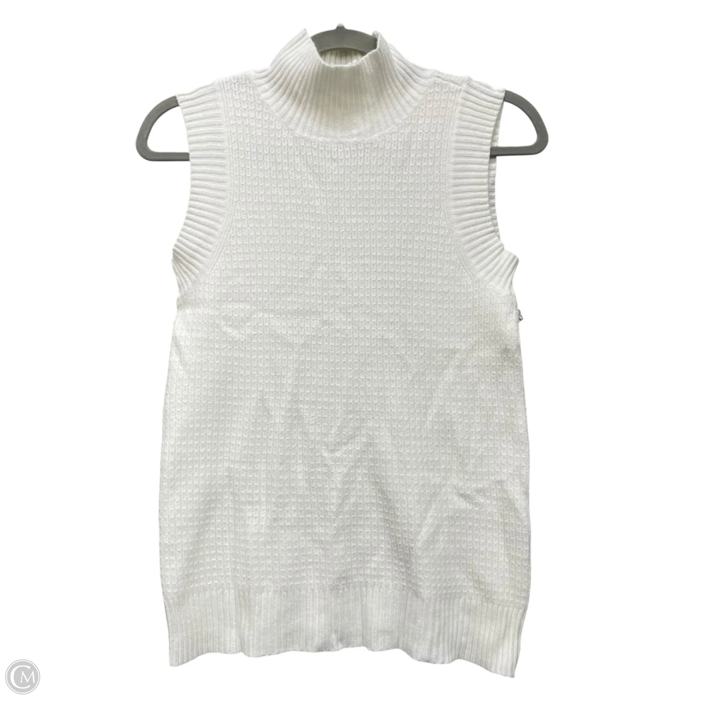 Vest Sweater By Cyrus Knits In Cream, Size: Xs