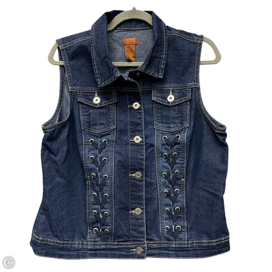Vest Other By Cmc In Blue Denim, Size: L