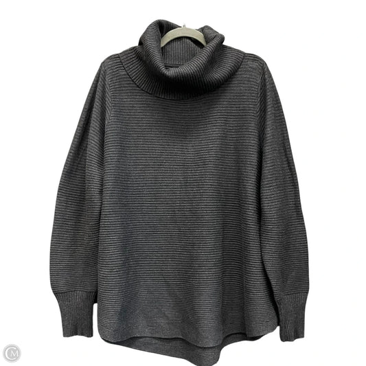 Sweater By Cyrus Knits In Grey, Size: 1x