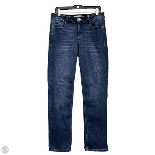 Jeans Straight By Lane Bryant In Blue Denim, Size: 12