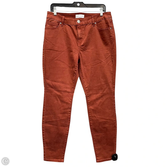 Jeans Skinny By Lane Bryant In Orange, Size: 14