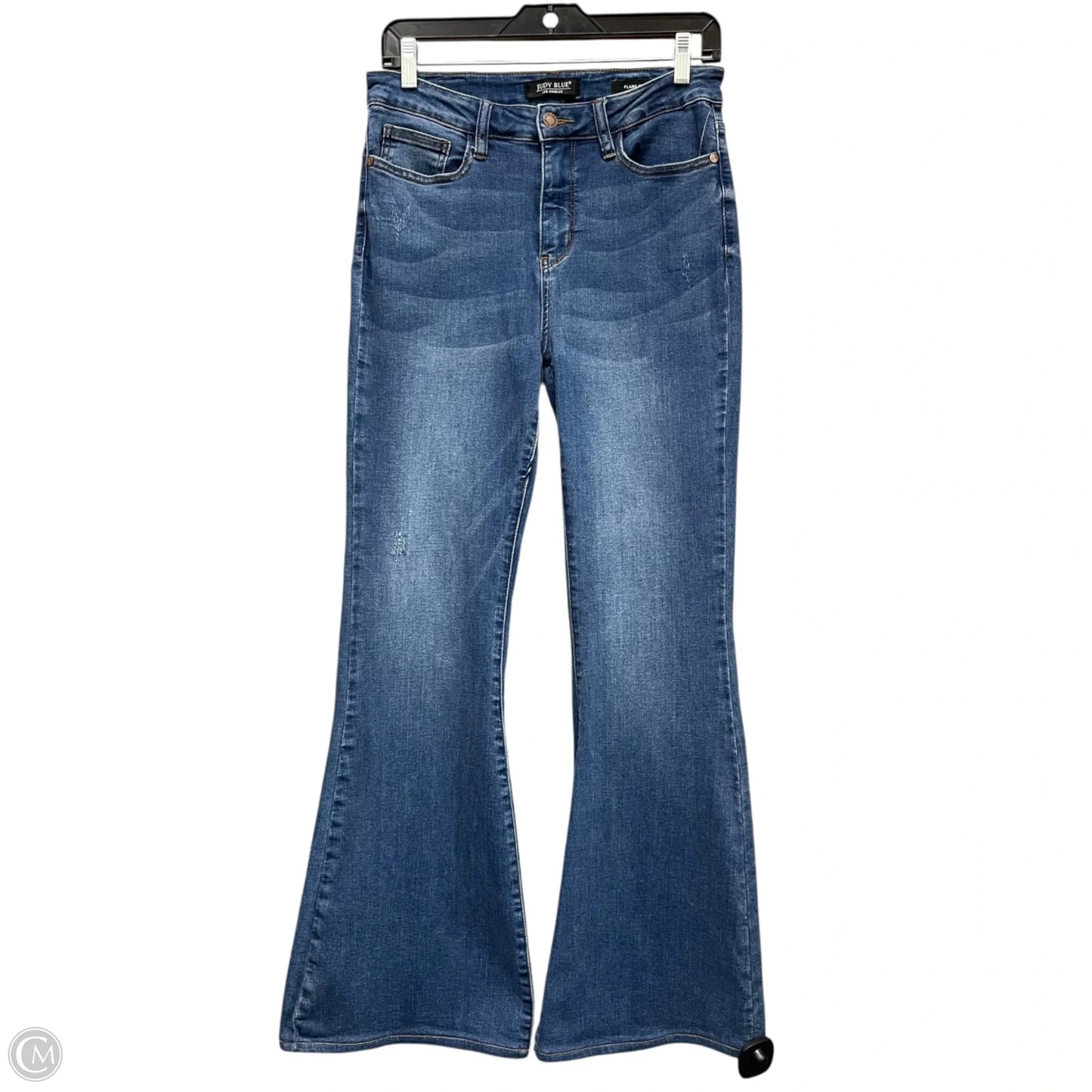Jeans Flared By Judy Blue In Blue Denim, Size: 6
