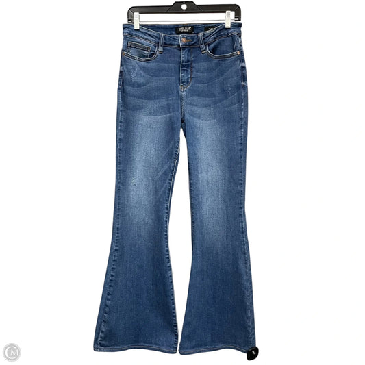 Jeans Flared By Judy Blue In Blue Denim, Size: 6