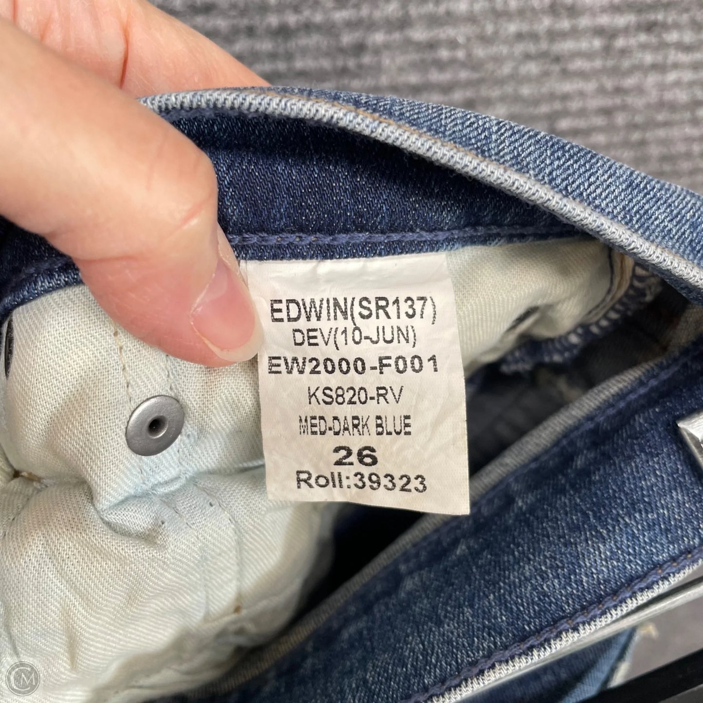 Jeans Skinny By Edwin In Blue Denim, Size: 2