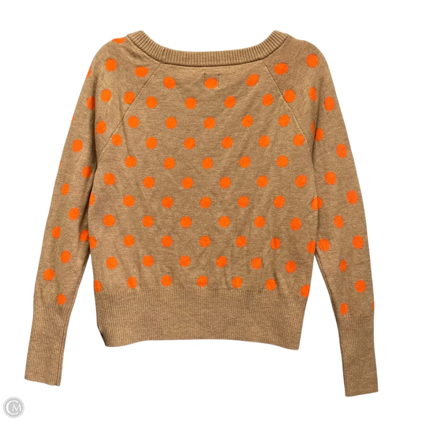 Sweatshirt Crewneck By Gap In Orange & Tan, Size: M