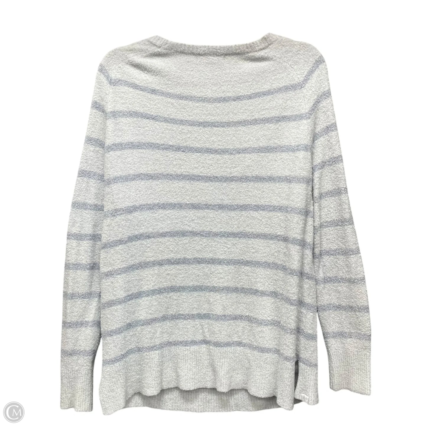 Sweater By Barefoot Dreams In Blue & Grey, Size: M