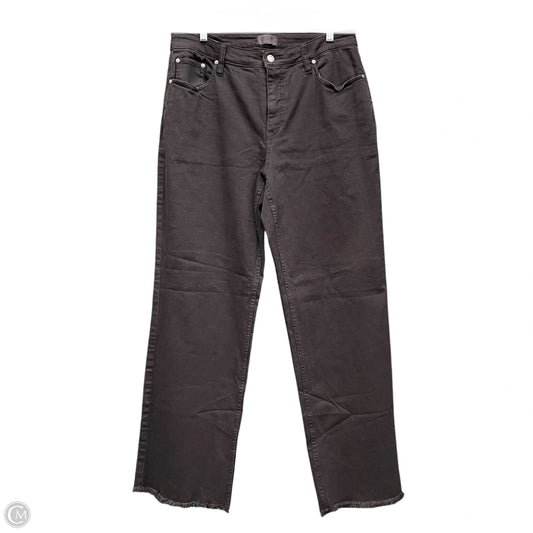 Jeans Straight By Candace Cameron Bure In Grey, Size: 12