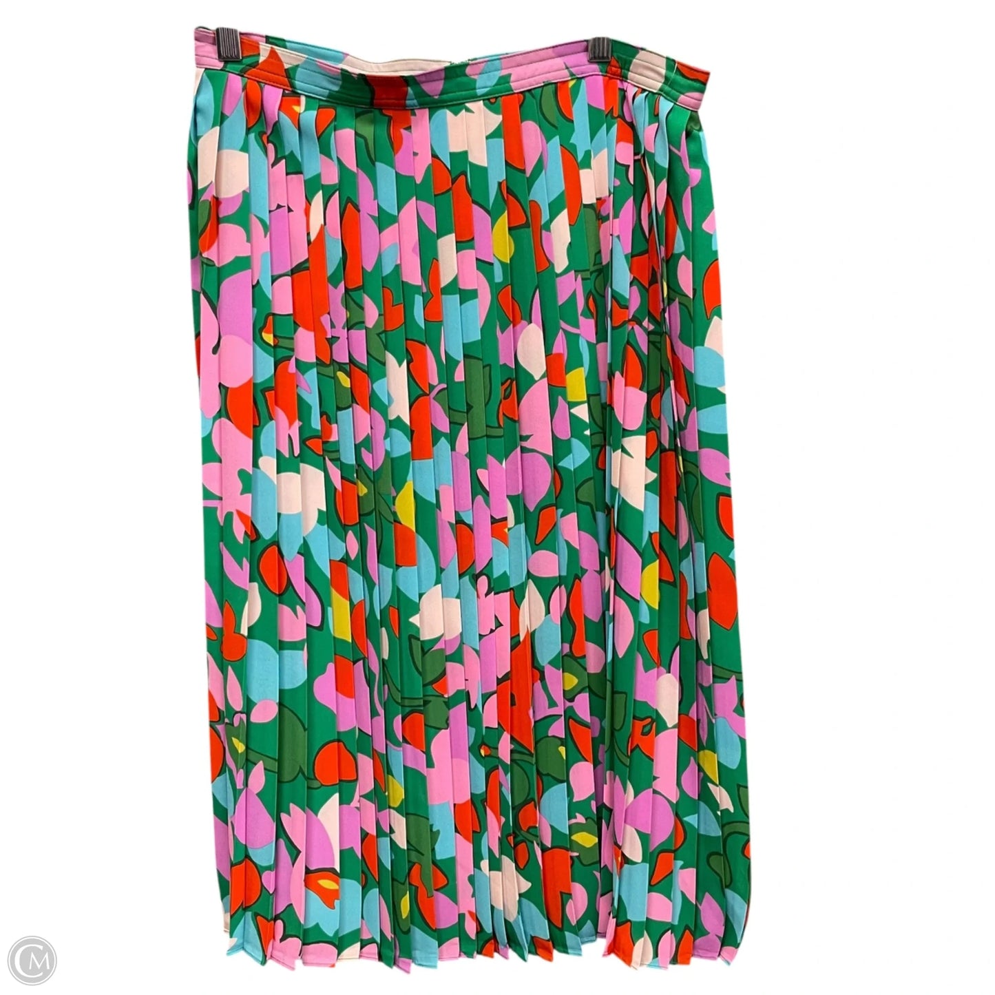 Skirt Midi By J. Crew In Green & Purple, Size: 8
