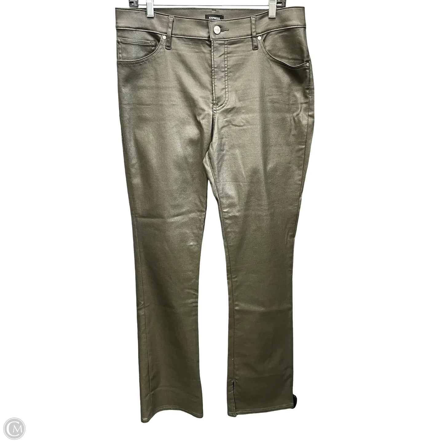 Jeans Jeggings By Express In Green, Size: 14