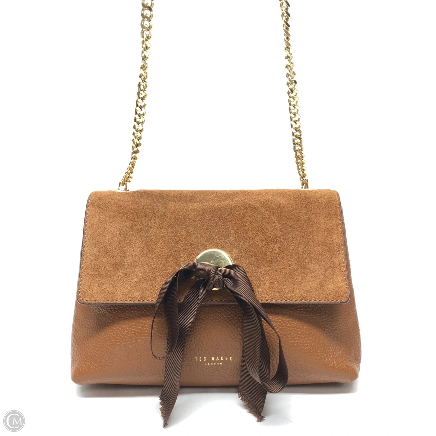 Crossbody Leather By Ted Baker, Size: Medium