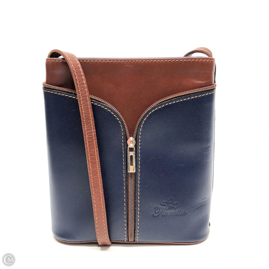 Crossbody Leather By Clothes Mentor, Size: Small