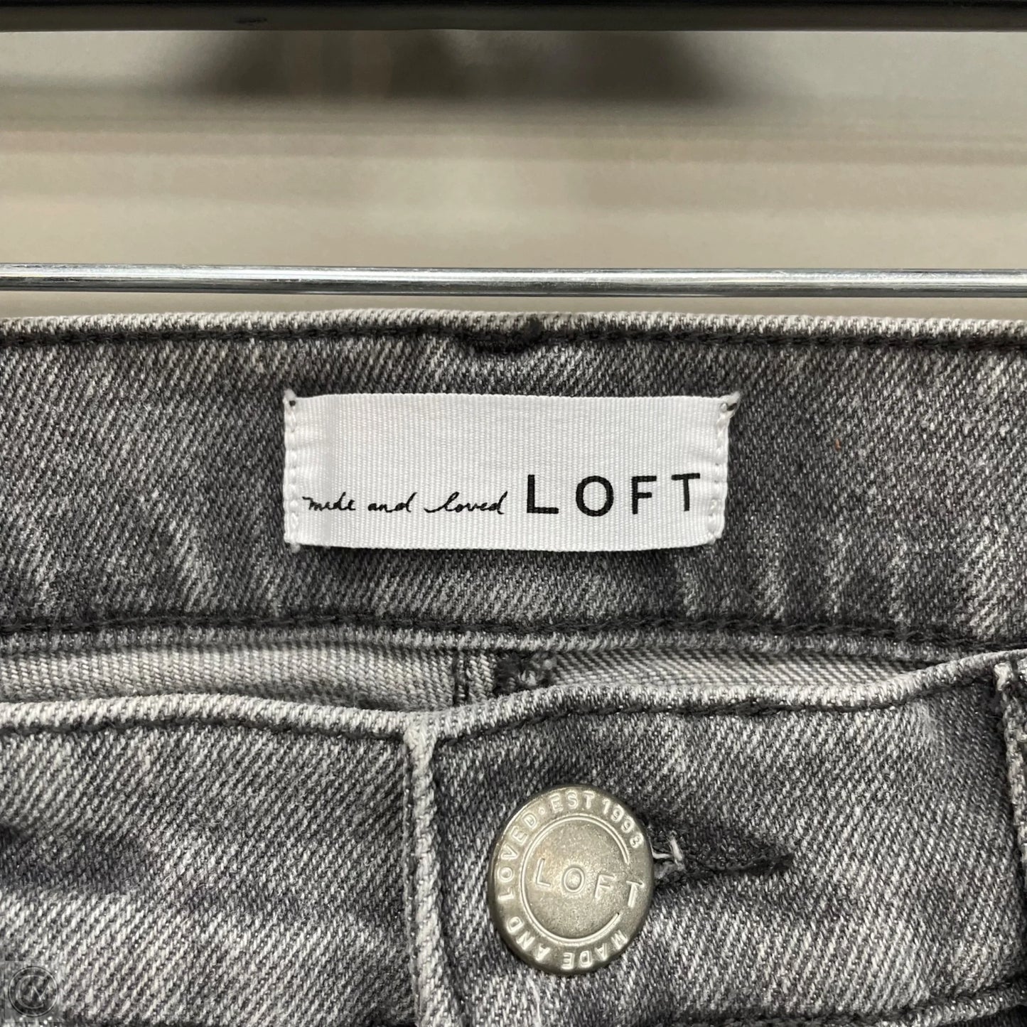 Jeans Boot Cut By Loft In Grey, Size: 10