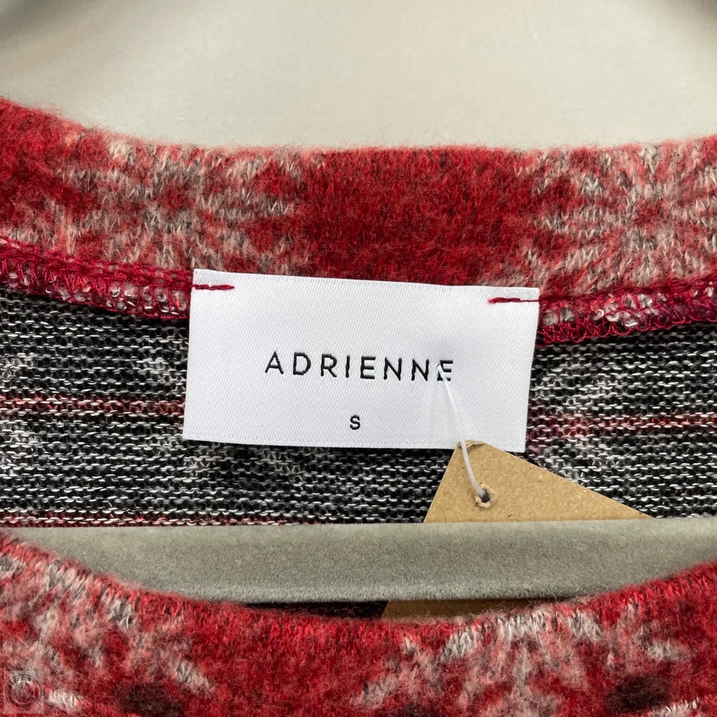 Sweater Short Sleeve By Adrienne In Purple & Red, Size: S