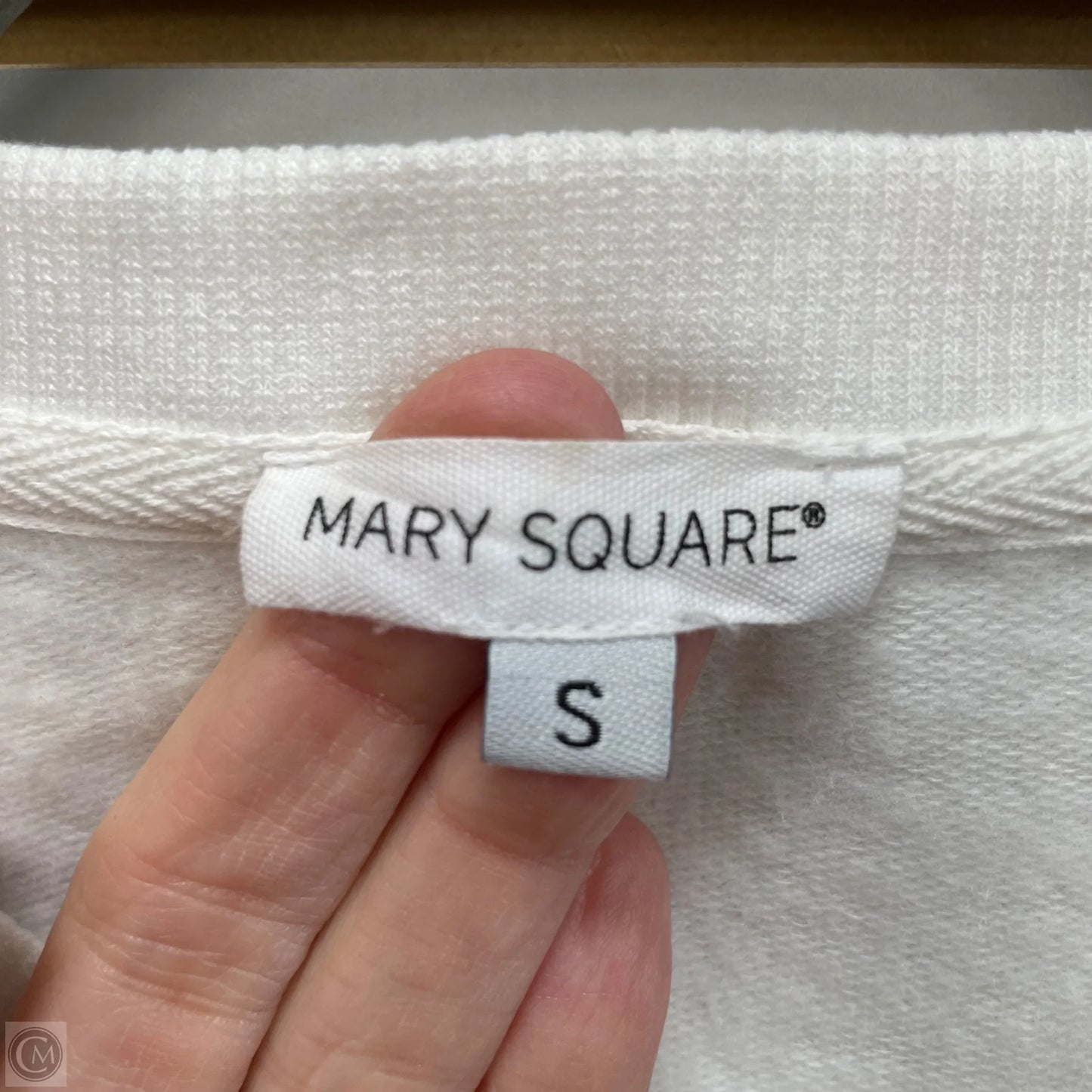 Sweater By Mary Square In Pink & White, Size: S