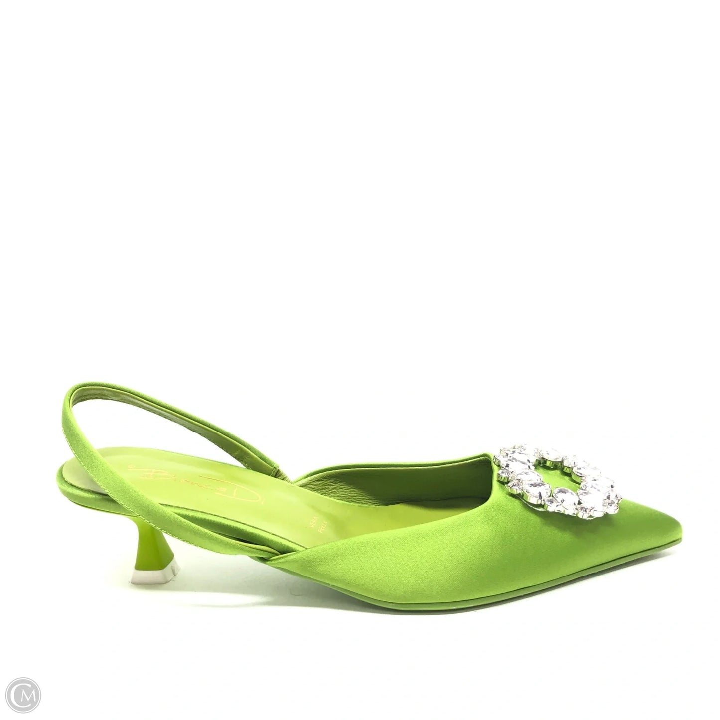Shoes Heels Kitten By Cmb In Green, Size: 6.5