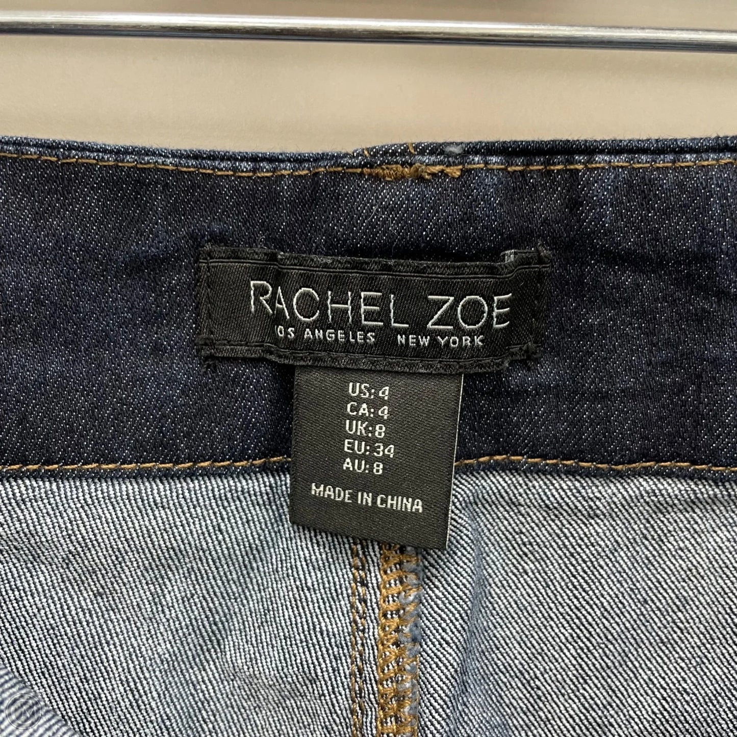 Jeans Straight By Rachel Zoe In Blue Denim, Size: 4
