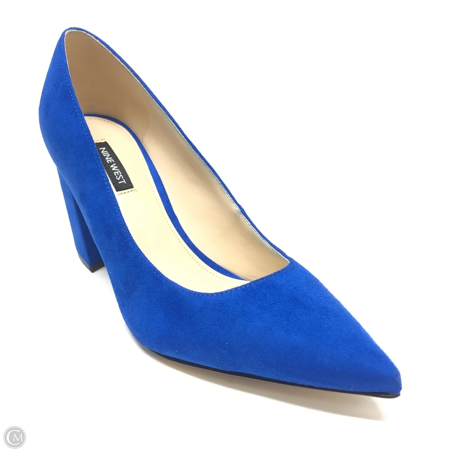 Shoes Heels Block By Nine West In Blue, Size: 9