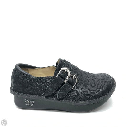 Shoes Heels Wedge By Alegria In Black, Size: 5
