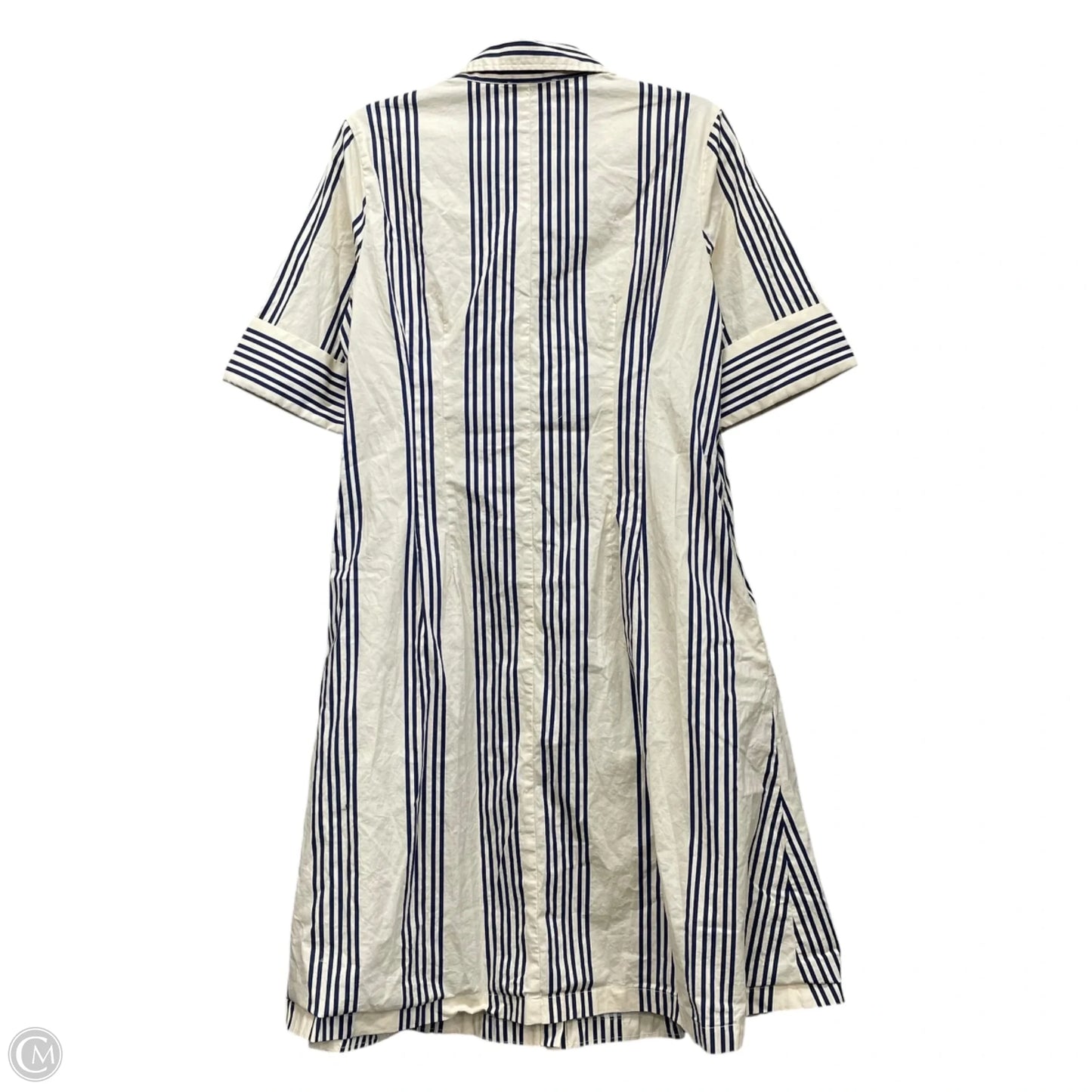 Dress Casual Midi By Rachel Zoe In Blue & Cream, Size: 12