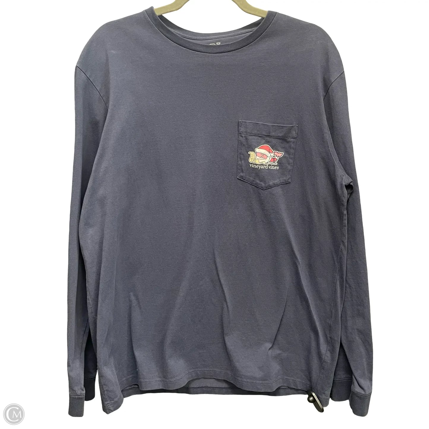 Top Long Sleeve By Vineyard Vines In Blue, Size: L