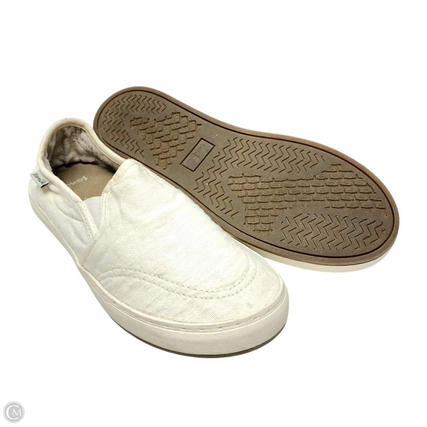 Shoes Flats By Sanuk In Cream, Size: 9