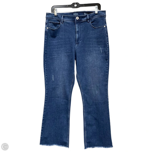 Jeans Flared By J. Jill In Blue Denim, Size: 12
