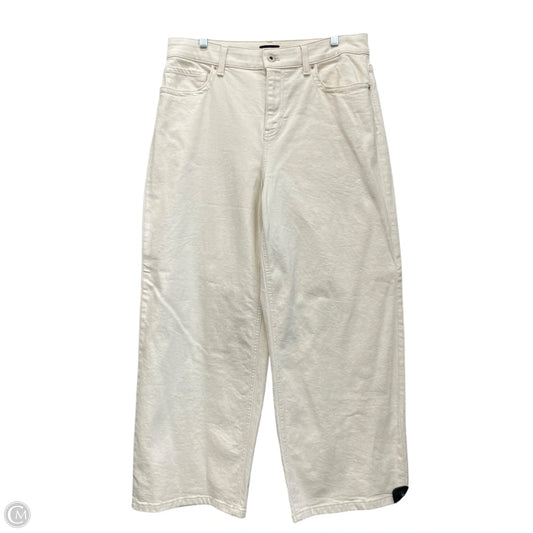 Jeans Wide Leg By Talbots In Cream, Size: 10