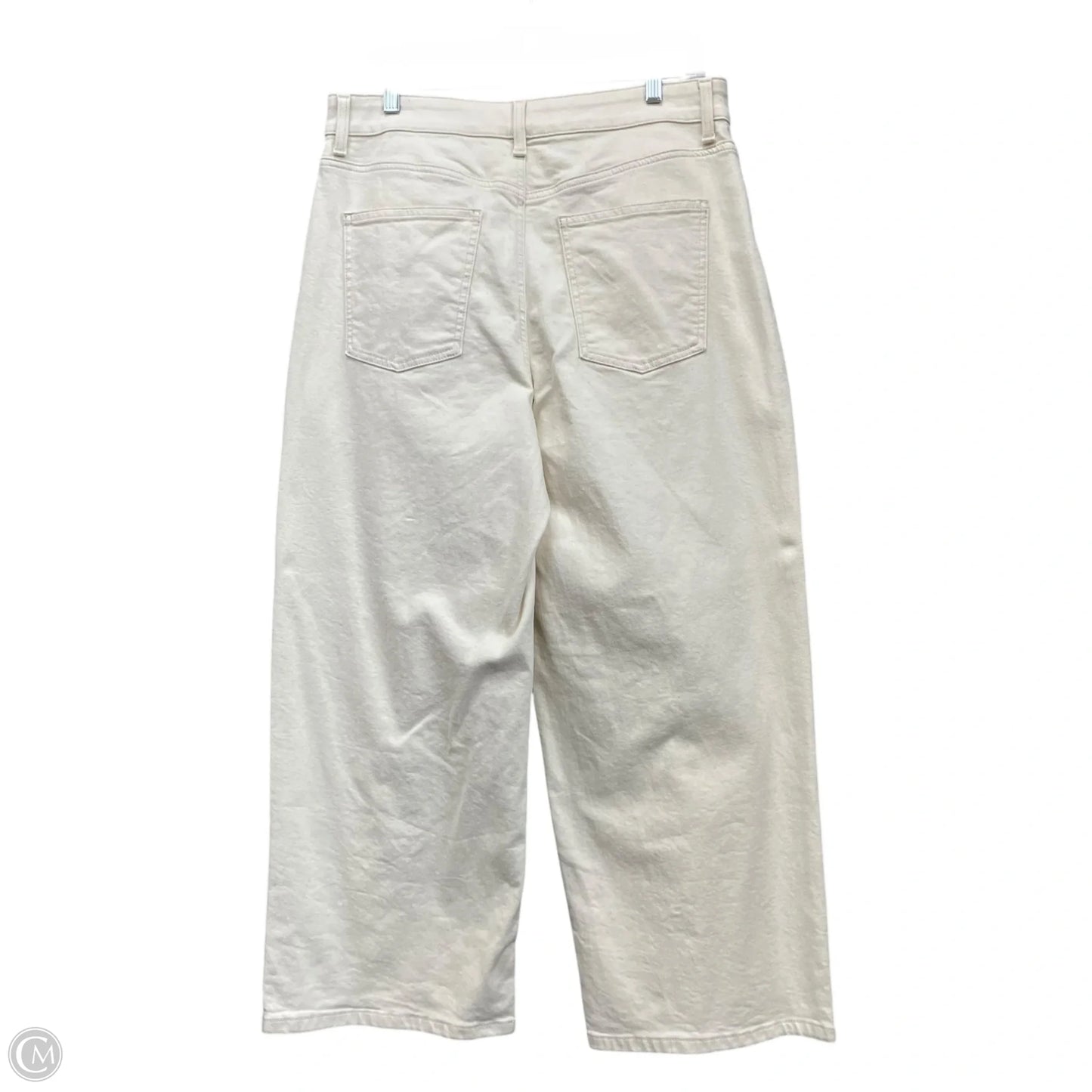 Jeans Wide Leg By Talbots In Cream, Size: 10