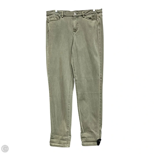 Jeans Boyfriend By J. Jill In Green, Size: 12