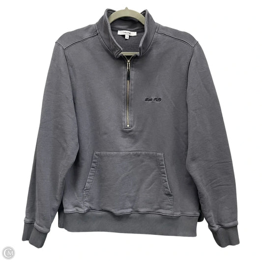 Sweatshirt Collar By Cmc In Grey, Size: M