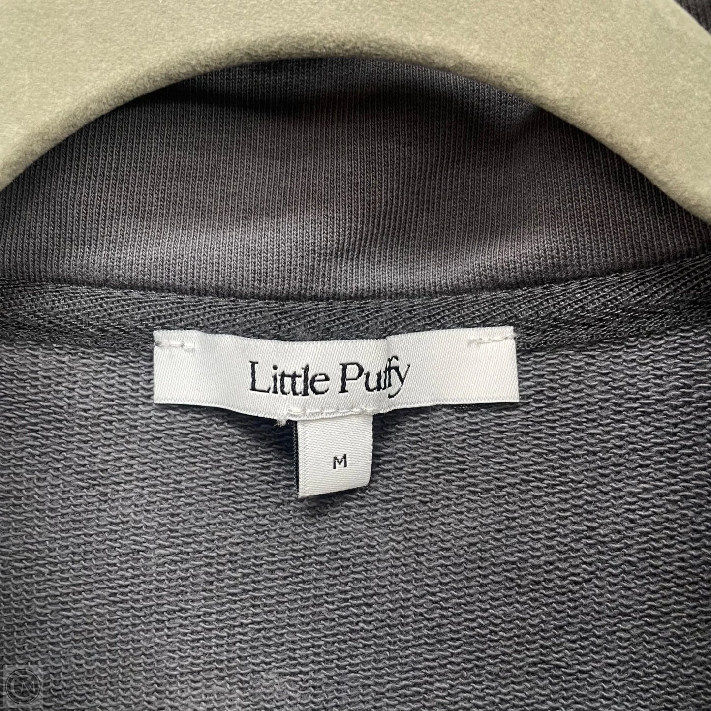 Sweatshirt Collar By Cmc In Grey, Size: M